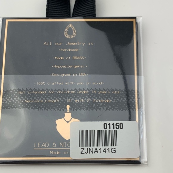 Blessed 18K Gold Dipped Necklace. - Picture 3 of 3